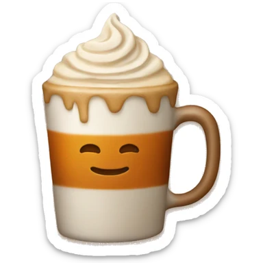 pumpkin spice latte sticker