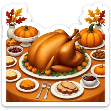 Thanksgiving and autumn vibe. sticker