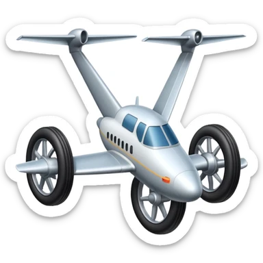 generate realistic airplane landing gear sticker