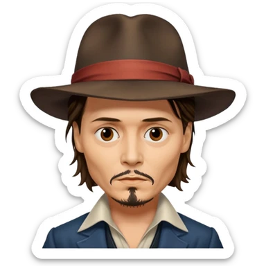Johnny depp sticker