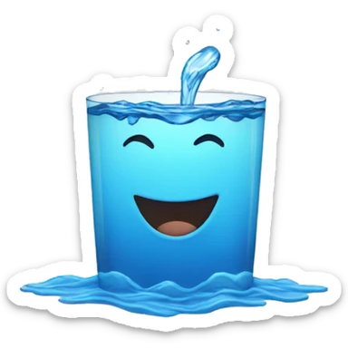 water sticker