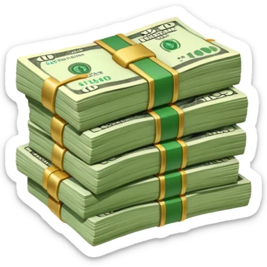 wifi money cash stack sticker