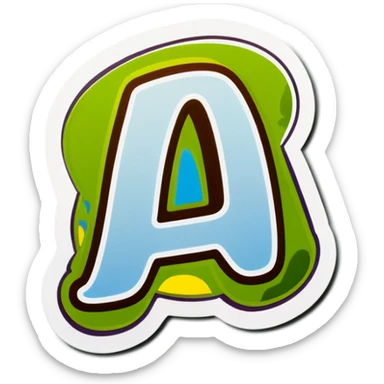 Alphabet lore A sticker