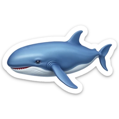 Baleine bleu sticker