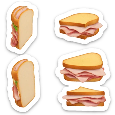 ham sandwich sticker