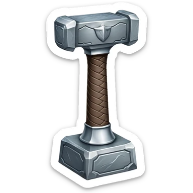 thor's hammer mjolnir sticker