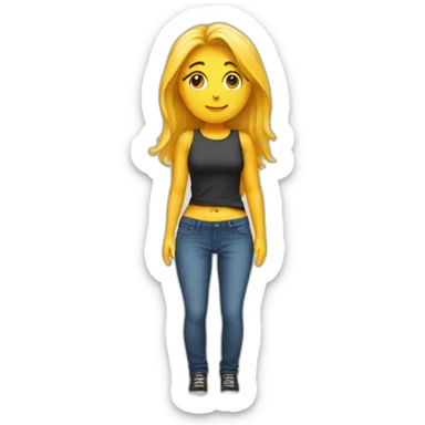 Femme qui montre ses fesses sticker