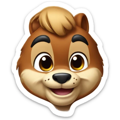 Chip and dale disney sticker