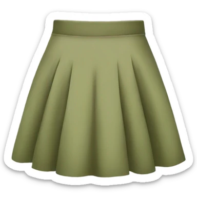 olive skirt sticker