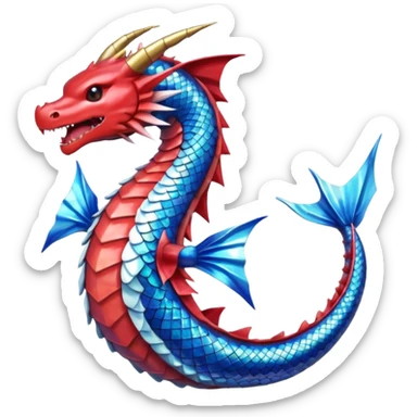 glitter pokemon gyarados sticker