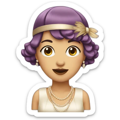 flapper sticker