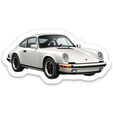 Porsche 911 carrera sticker