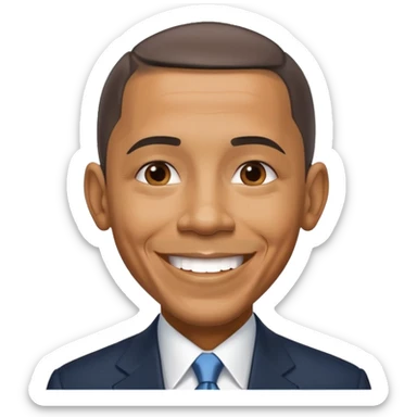 Barack Obama saying "Come on" sticker