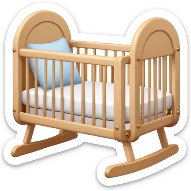 Baby crib sticker