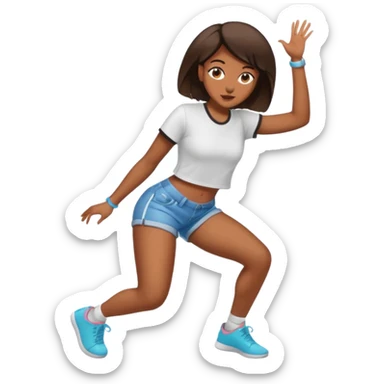 Girl twerking  sticker