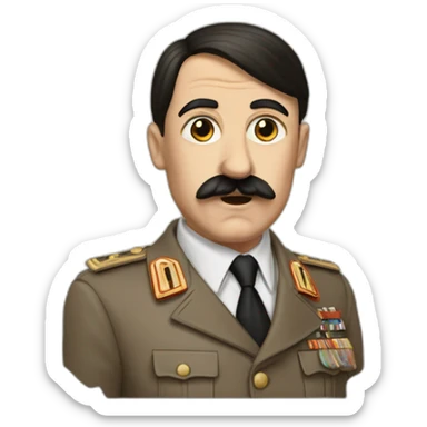 Hitler claque des doigts comme une diva sticker