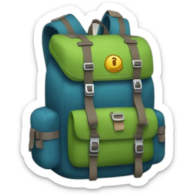 backpacking sticker