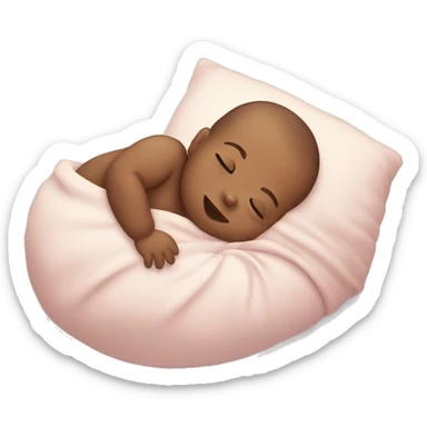 Baby sleeping  sticker