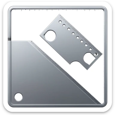 mac os icon square crop tool ruler sticker