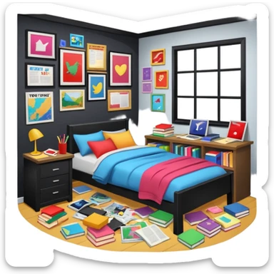 room rented by other students sticker