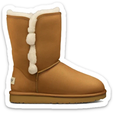 Hickory color Tasman Uggs  sticker