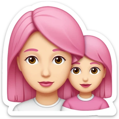 Kuş bakışından görünen üzerinde alev bulunan pembe bir mum çiz sticker