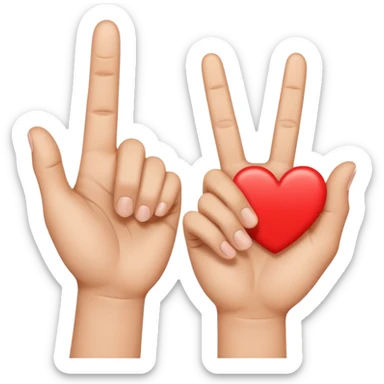 🖕+🤟 sticker
