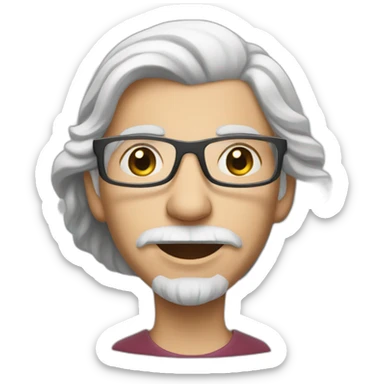 a princess, an old man, and a tech geek sticker