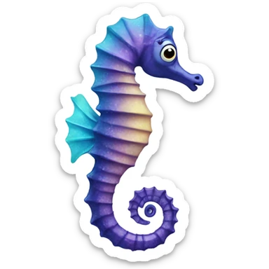 Seahorse sticker