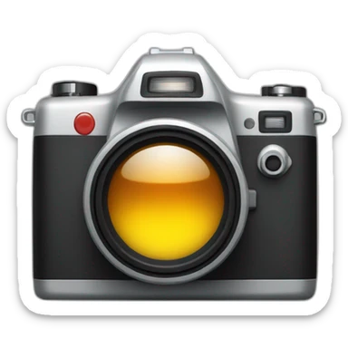 camera flash sticker