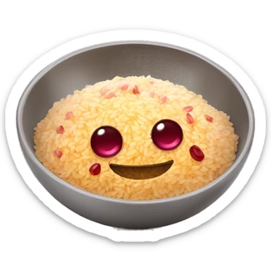 safran rice with pomegranate juice sticker