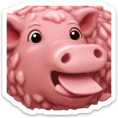 boar meat sticker
