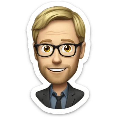 stephen merchant sticker