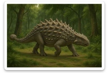 Anklyosaurus sticker