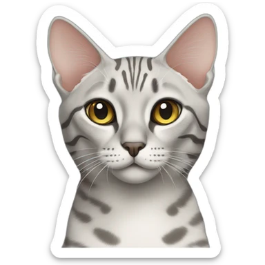 Egyptian Mau cat sticker