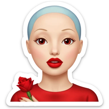 Kiss👩‍🦲 sticker