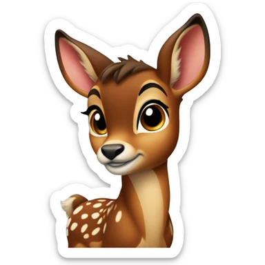 Bambi in love sticker