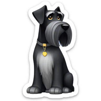 Giant schnauzer  sticker