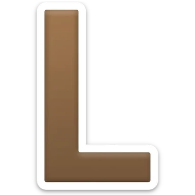 L sticker