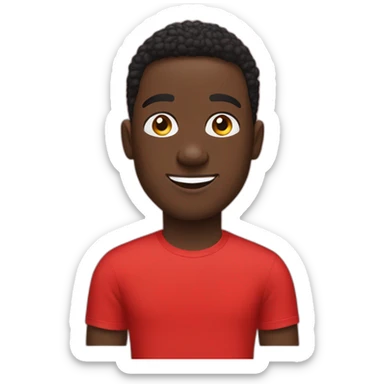 marques brownlee in red tshirt sticker