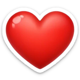 Heart sticker