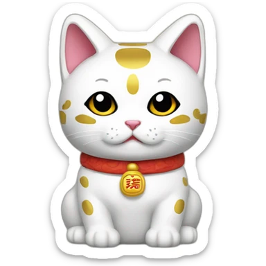 Maneki-neko sticker