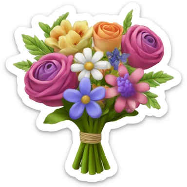 Buchón floral bouquets  sticker