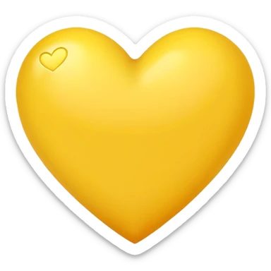 yellow heart like this 💕 sticker