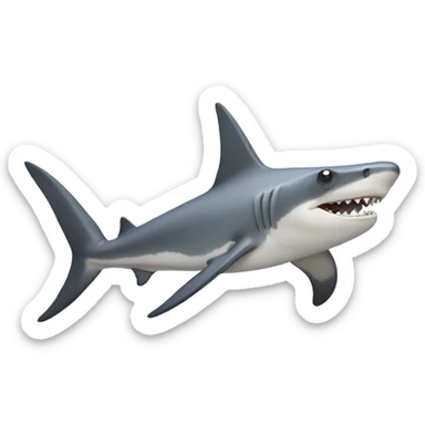 hammerhead shark sticker