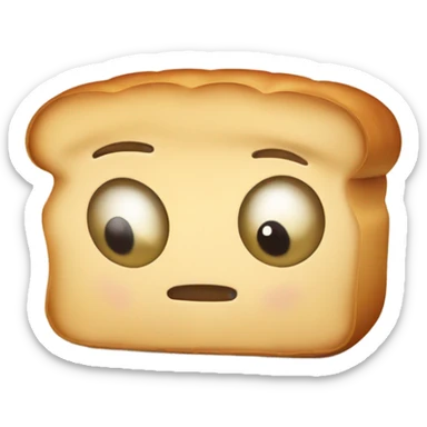 Bread with eyes  sticker