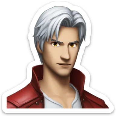 Dante from devil may cry sticker