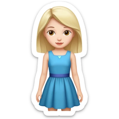 دختر با لباس sticker