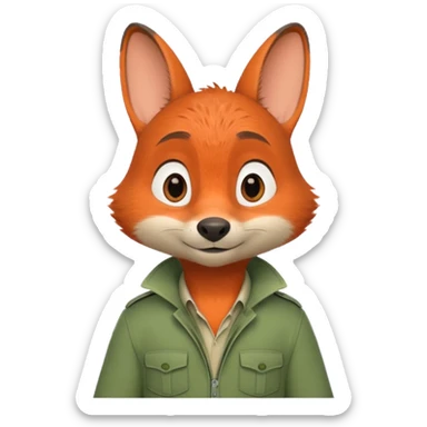 Nick zootopia sticker