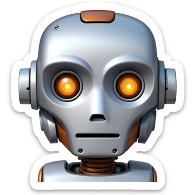 robot broken confused worried to signify a stuck conversation with no reply sticker